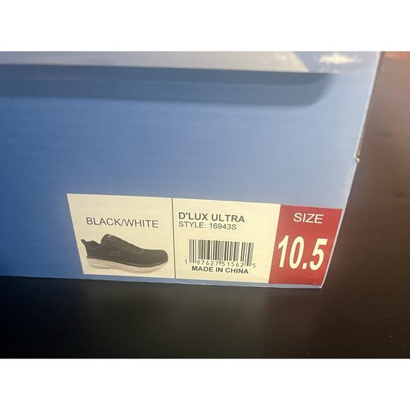 Skechers Shoes D’Lux Ultra Men’s 10.5 Black White main image 9